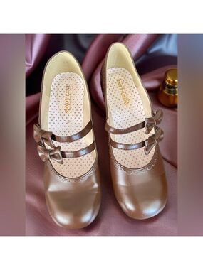 Body Line Japan Brown Mary Jane Shoes Size 27